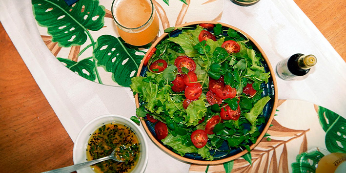 Molho de leo Aromatizado de Manjerico com Mostarda em Gros